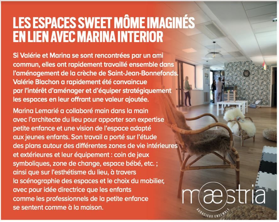 Marina Interior dans Maestria Magazine de juin 2022